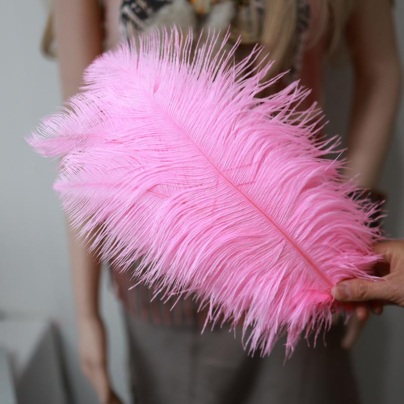 Ostrich Feathers 30-35Cm Wedding Road Guide Table Flower Ornament Ostrich Hair Decorative Clothing Accessories Diy