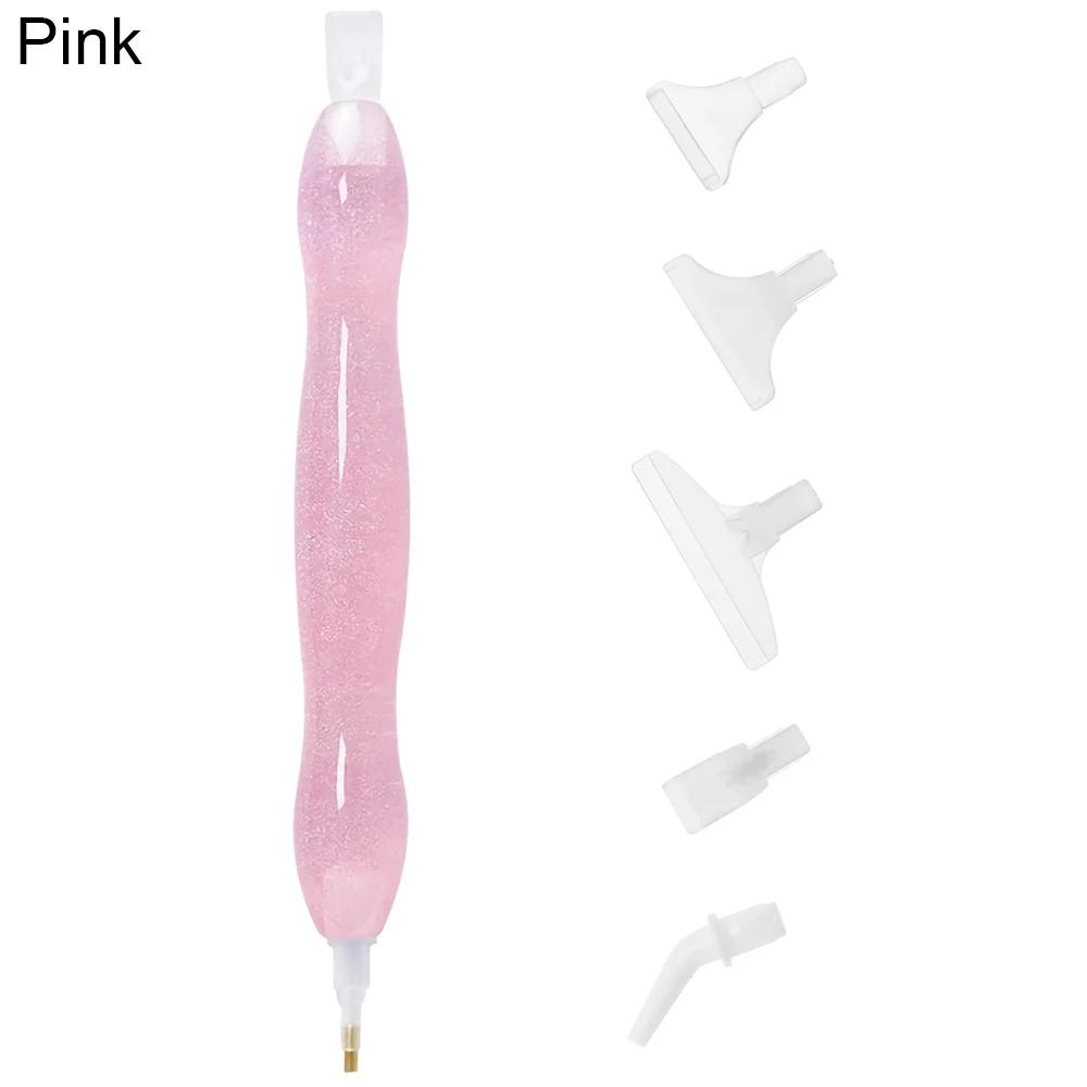 Resin Point Drill Pen 5D Diamond Painting Handmade Tool Kits for 5D Painting with Replacement Drill Picker Clay Tray Accessories