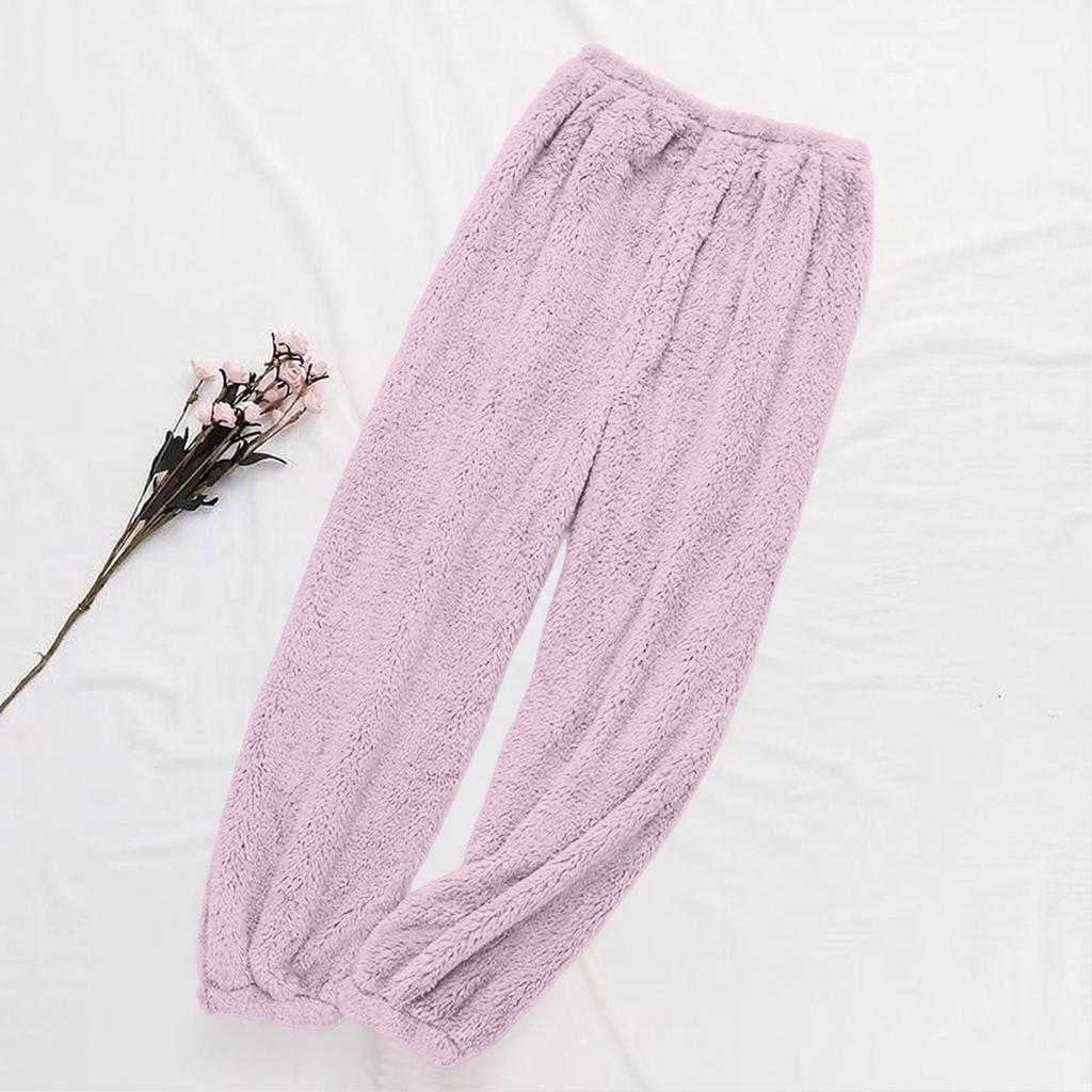 Women's Plush Tapered Pants Fashionable Ladies
