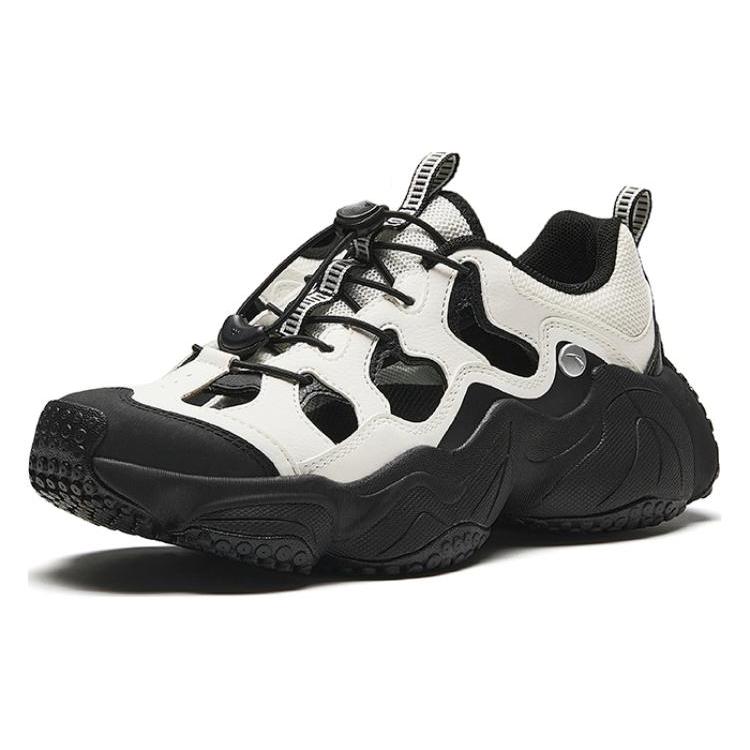 New Anta Breathable Sports Sandals Women's White Black 922428503-5