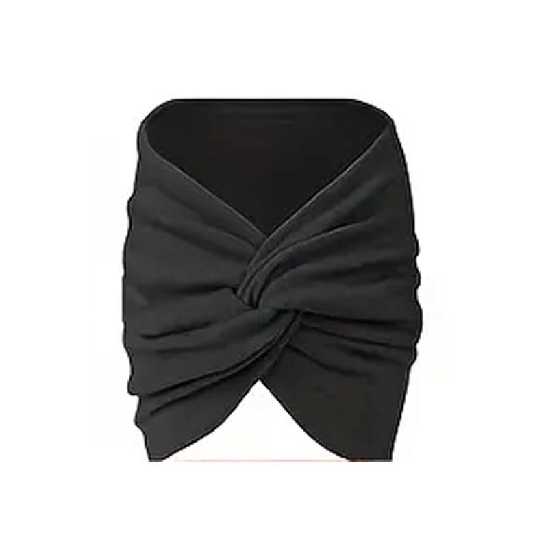 Vintage Criss-Cross Extra Wide Women's Elastic Headband for Yoga & Running