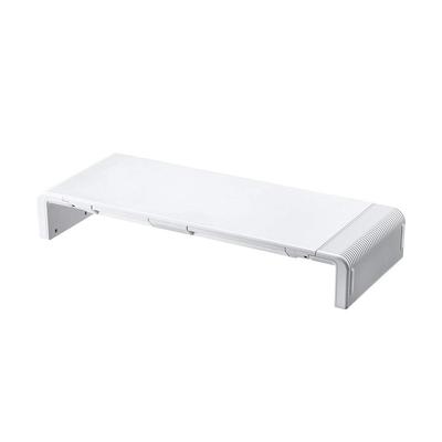 SANWA SUPPLY MR-LC804W Desk Rack, 3-Level Adjustable Width, White