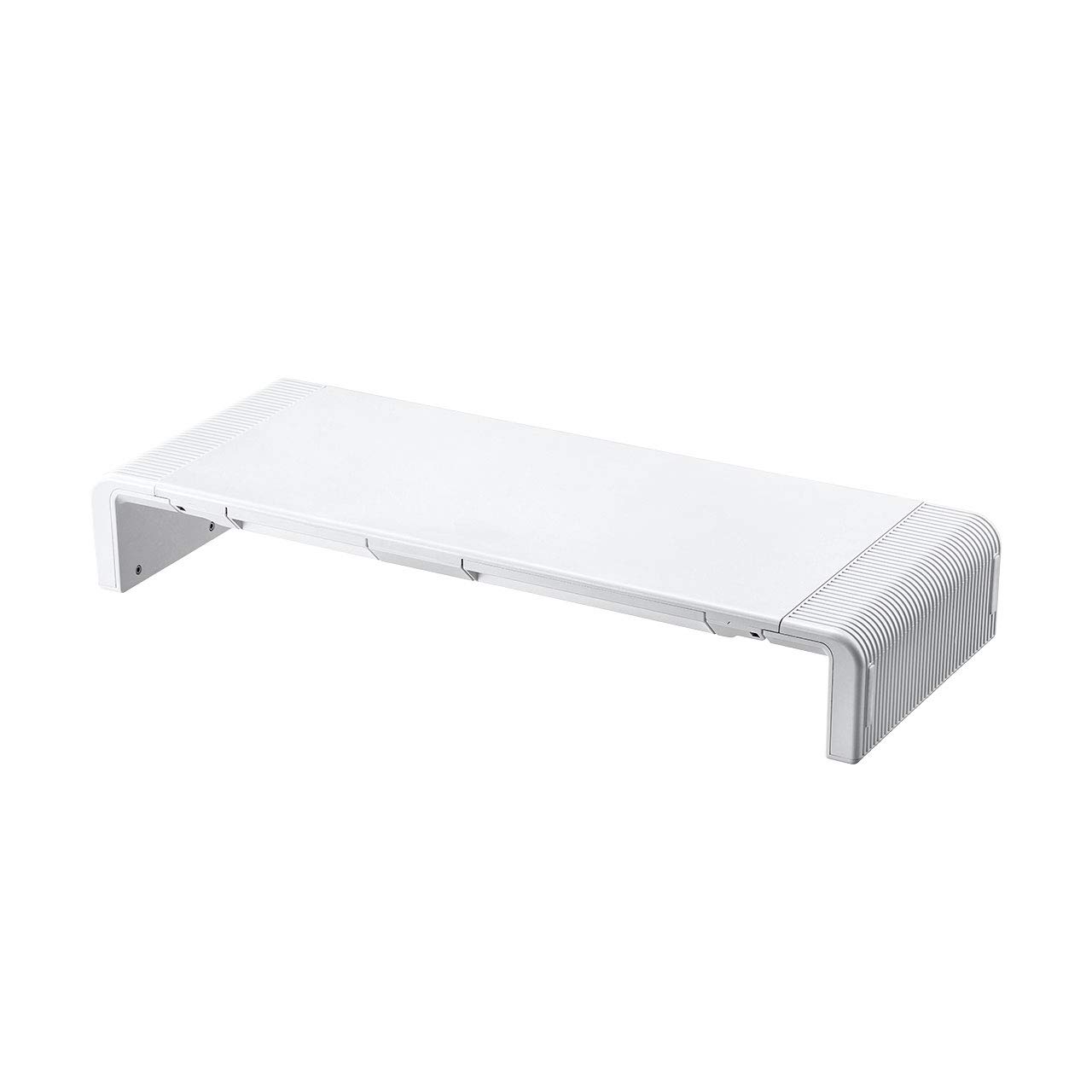 

Sanwa Supply MR-LC804W Desk Rack, 3-Level Adjustable Width, White
