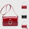 Neue Patentleder Achseltasche High-End All-Match Einzelschulter Crossbody Koreanische Modische Glänzende Umhängetasche Leichter Luxus