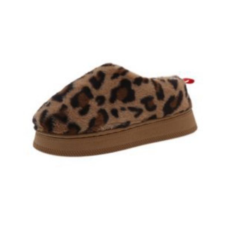 

Autumn and winter new slippers women s thickened warm non-slip cotton slippers thick-soled women s half-pack and handmade cotton slippers 36