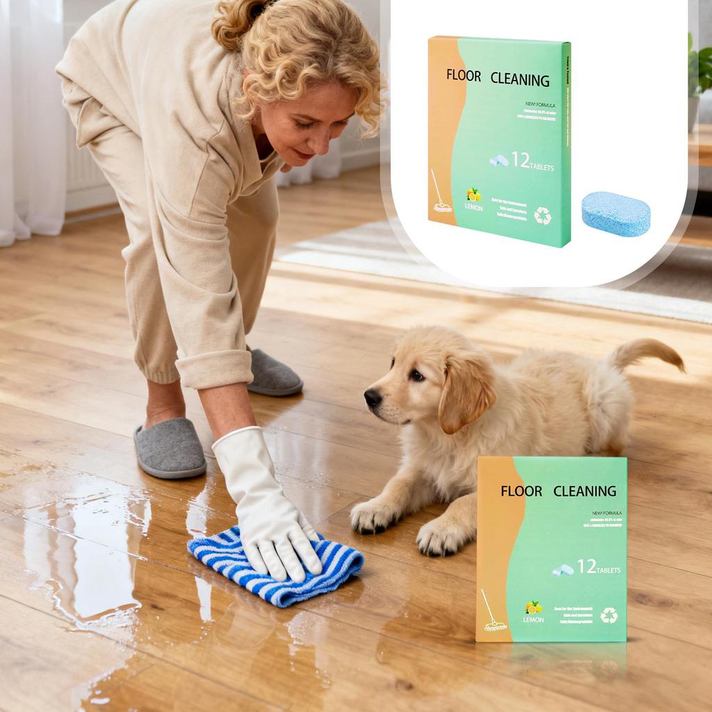 Floor Cleaning Tablets Leave No After Cleaning. Deodorize And Refresh The Floor, Reducing Unpleasant Odors.