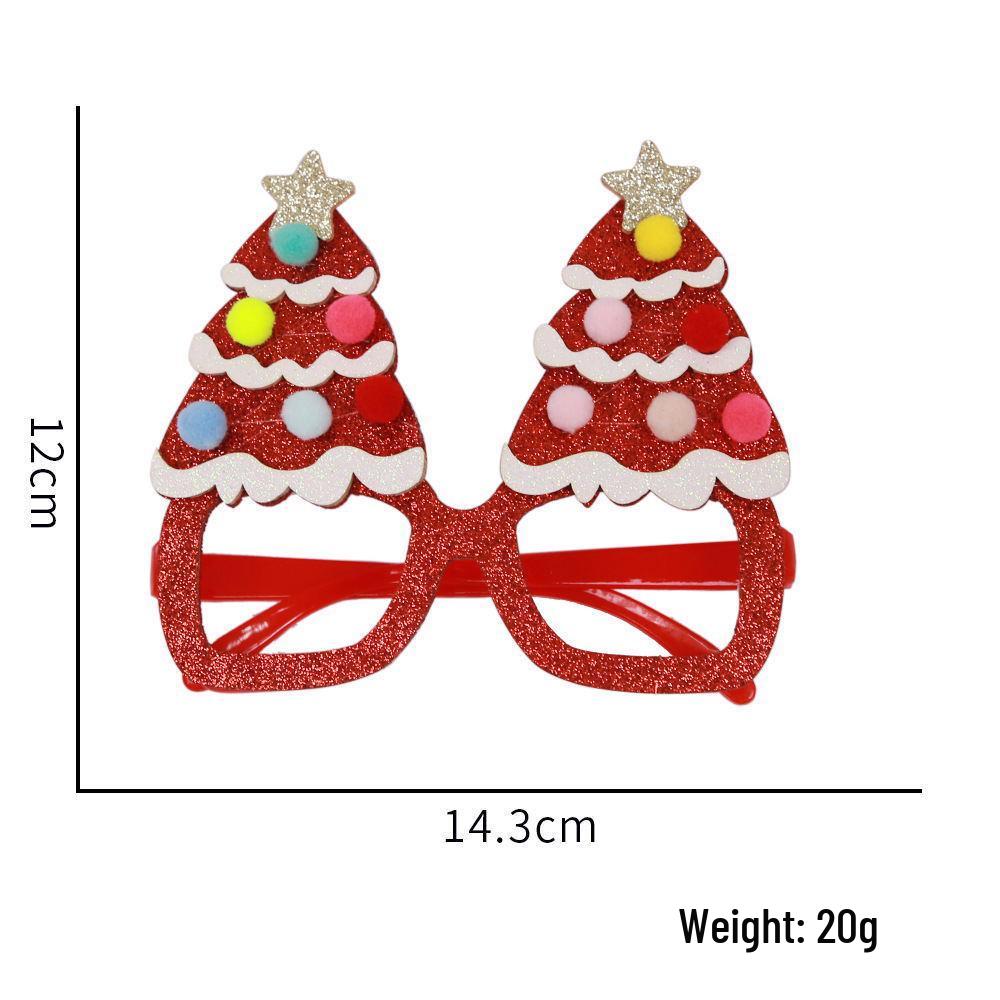 Ochelari Crăciun cu Coarne - Rame de Petrecere Desen Animat Amuzante pentru Copii și Adulți