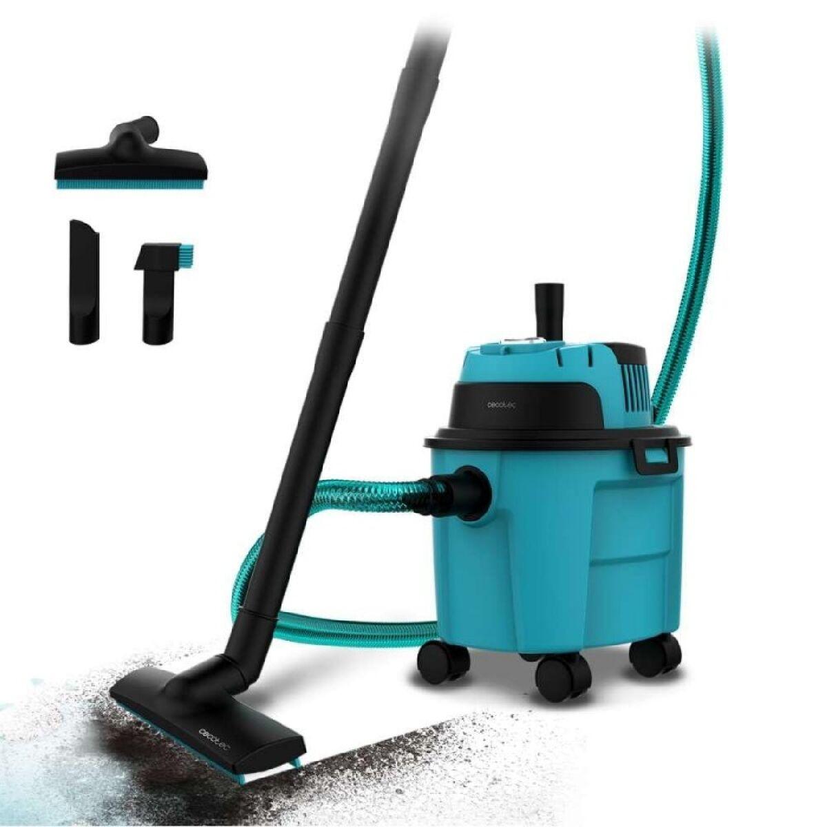 Cecotec Rockstar Nass- und Trocken-Kompakt-Gartenstaubsauger 10L Blau/Schwarz blau