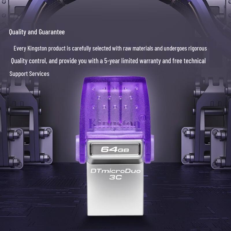 Kingston DataTraveler DUO 3CG3 USB 3.2 Gen 1 Dual Flash Drive