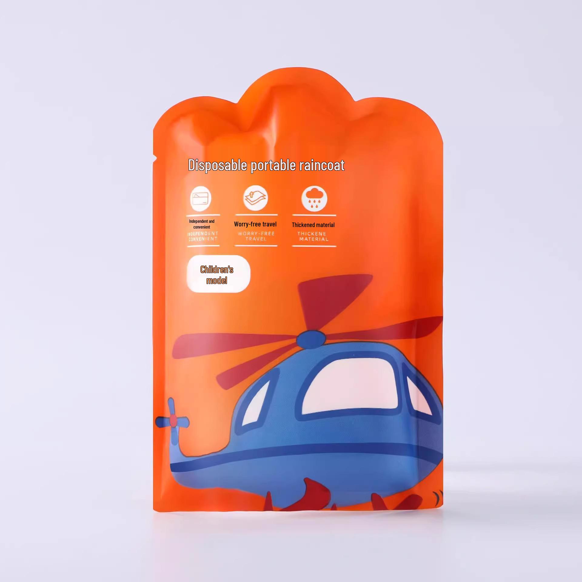 

Children s & Adult Portable Waterproof Poncho - Universal Thickened Raincoat for School, Travel, and Outings