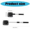 Windshield Cleaning Brush With Telescopic Aluminum Handle Microfiber Bristles For Effortlessly Glass Maintenance