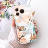 For Honor Power 2 5G Case SER-AN00 Luxury Girl Peacock Painted Cover Soft Slim Phone Case For Honor Power Power2 5G Fundas Coque