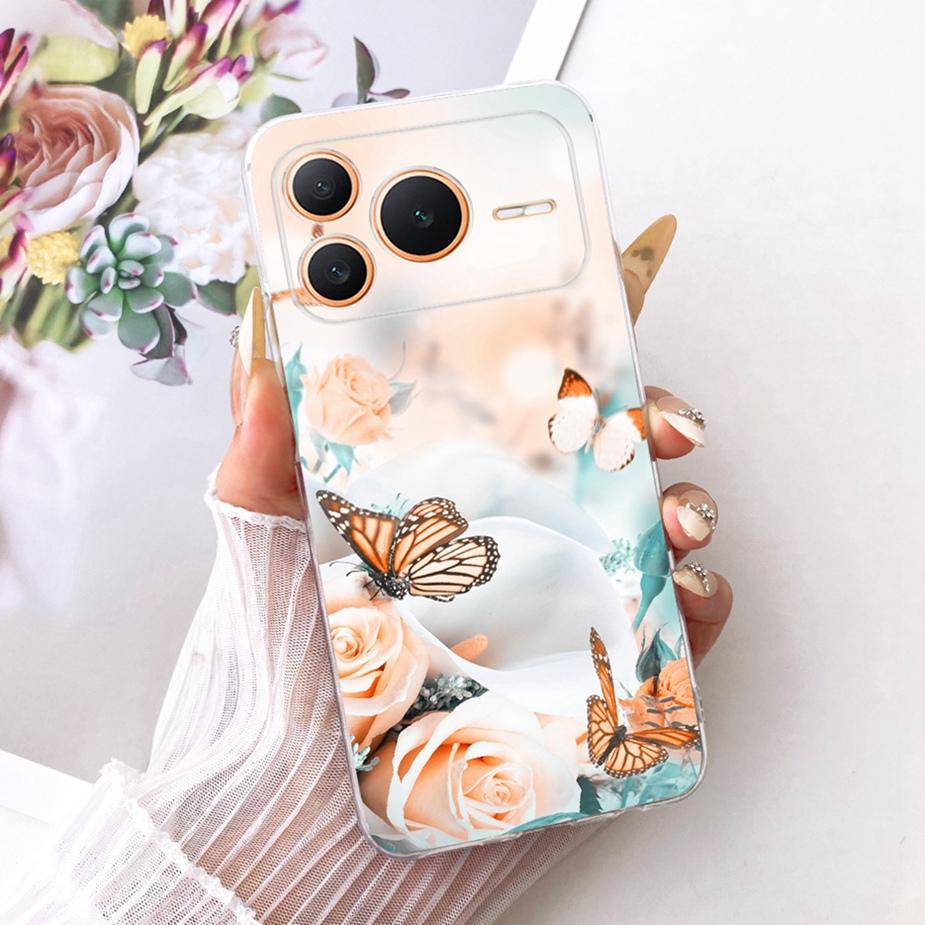 For Honor Power 2 5G Case SER-AN00 Luxury Girl Peacock Painted Cover Soft Slim Phone Case For Honor Power Power2 5G Fundas Coque