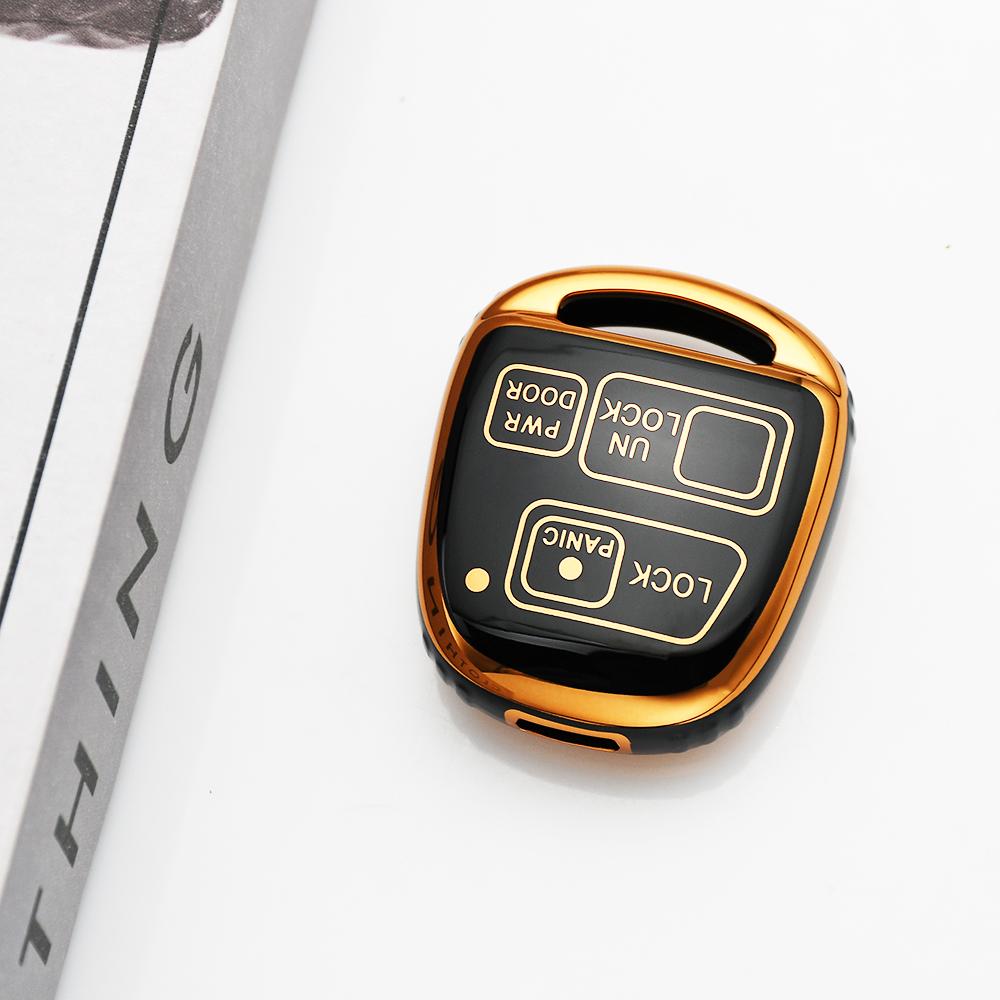 Shell For Toyota RAV4 Prado Previa Avensis Camry Corolla Cruiser 2/3 Buttons TPU Car Remote Key Cover Case for Lexus LX LS RX SC