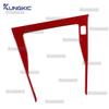 Real Soft Carbon Fiber Sticker LHD RHD For Peugeot 208 E-208 2020 2021 2022 2023 2024 2025 Car Central Control Panel Trim