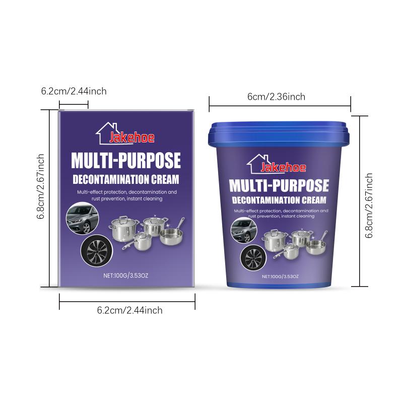 Multiuse Stainless Steel Cleaning Paste Pot Bottom Burn Scale Remover Rust for Household Kitchen