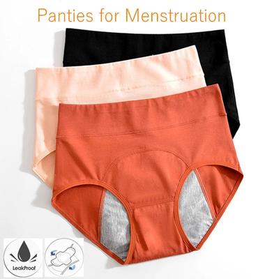 1PC Leakproof Cotton High Waist Culotte Panties for Menstruation Menstrual Panties