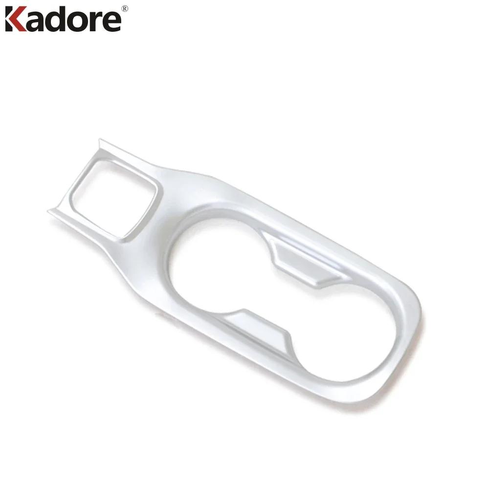 Car Front Water Cup Holder Frame Cover TrimFor Toyota Corolla      Hatchback Black Interior Accessories ABS Matte