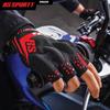 Motorcycle Half-Finger Gloves Summer Lightweight Breathable Anti-Slip Abrasion-Resistant Cycling Protective Gear Safety Men