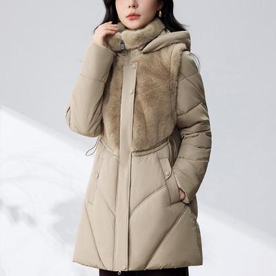 Maniche Staccabili Moda Donna Parka Cappotti Invernali Con Cappuccio Spessi Caldi Giubbotti da Donna