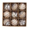 9Pcs Christmas Balls Ornaments New Year Holiday Xmas Tree Hanging Decoration