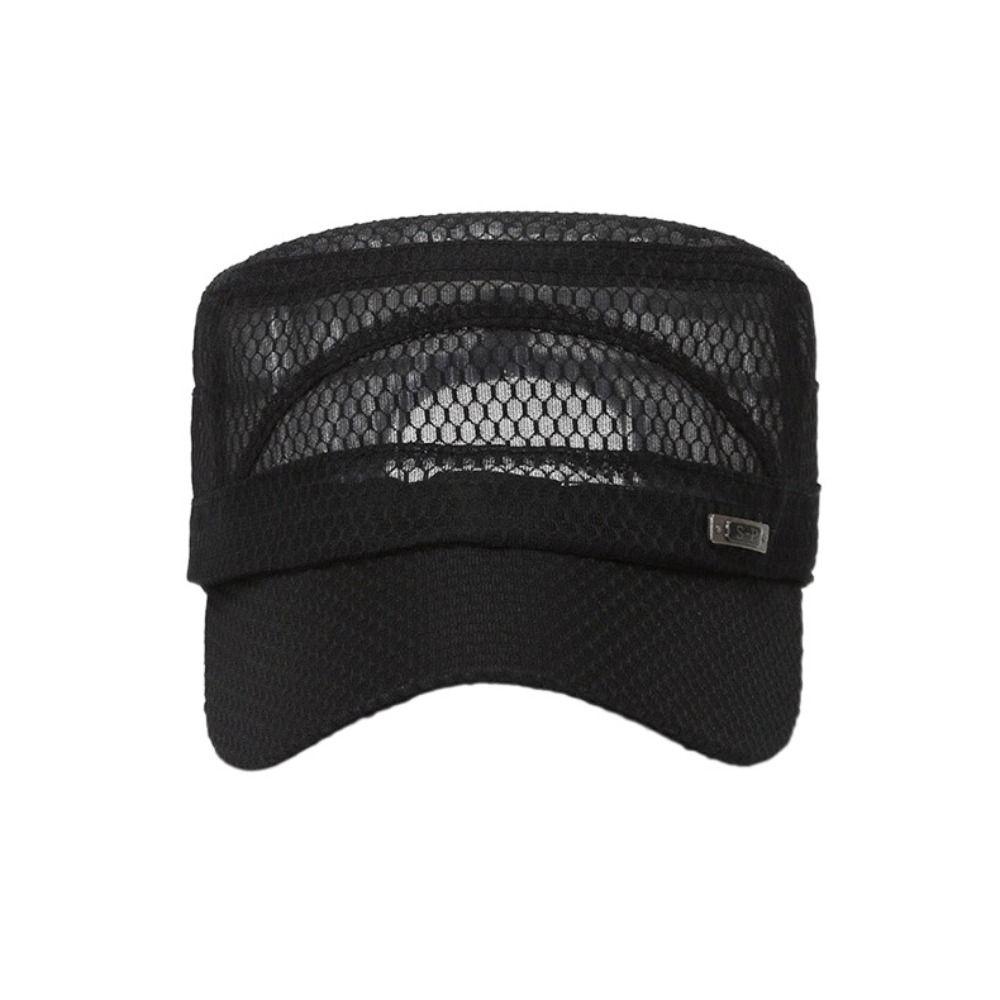 Transparent Sunscrean Mesh Cap Letter Outdoor Sun Hat Casual Summer Baseball Cap Sports