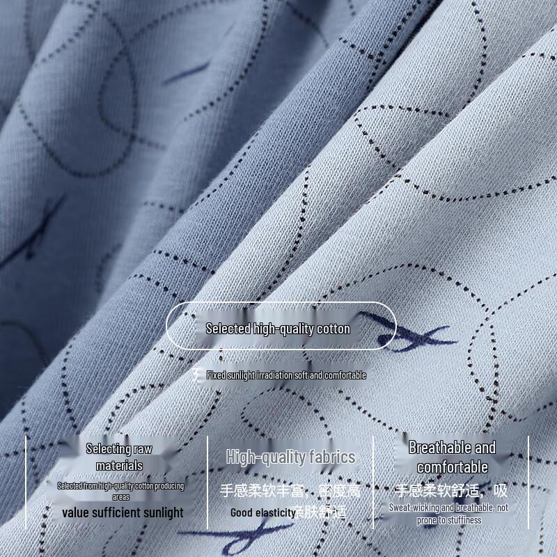 Langsha Men's Plus Size Cotton Boxer Briefs