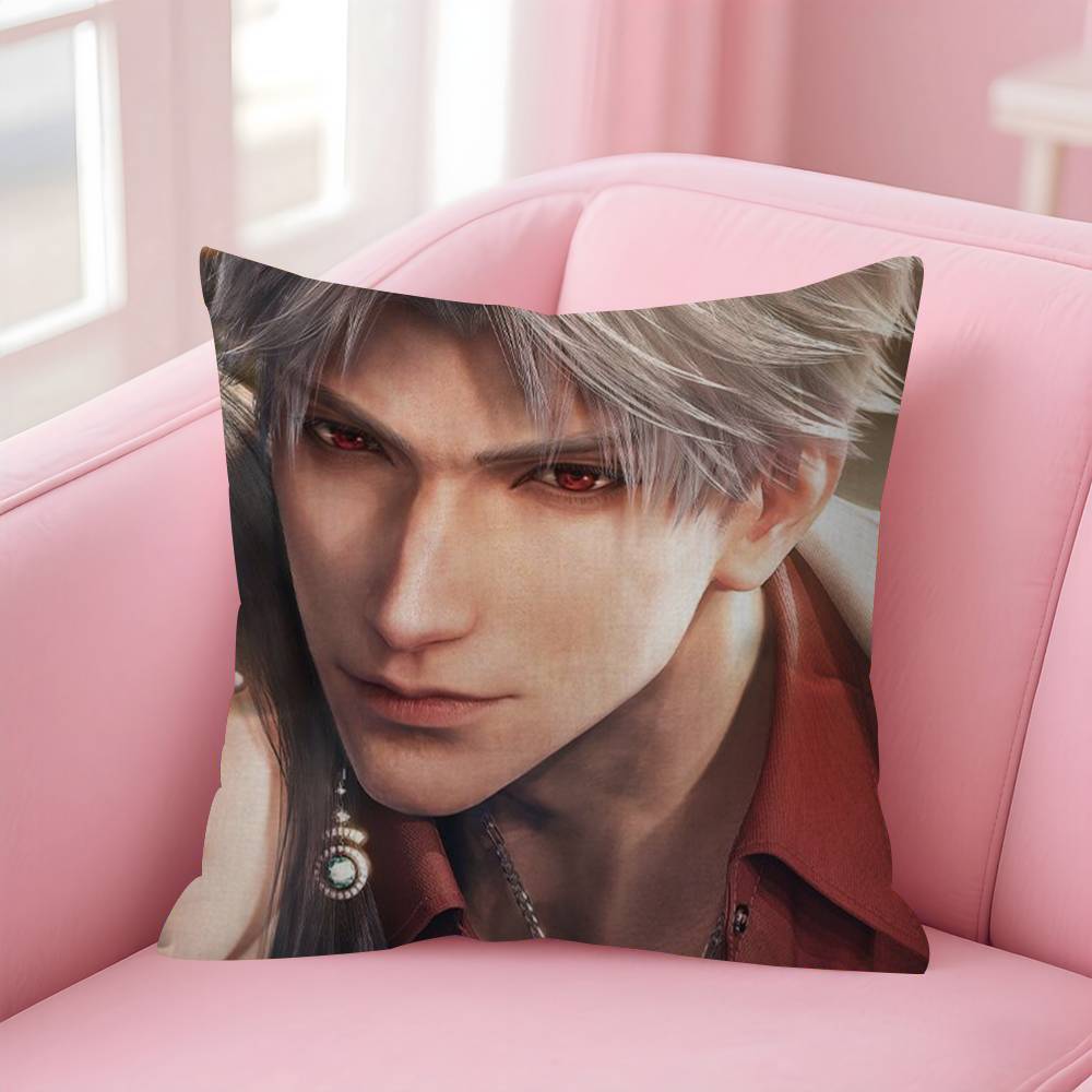 Anime Sylus Love And Deep Space Cushion Cover Inches Farmhouse Decor Home Throw Pillow Covers For Couch Decorations