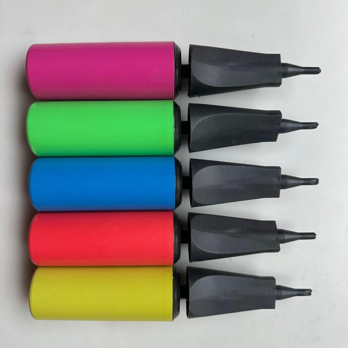 Portable Two-Way Hand Pump for Balloons - Mini Plastic Inflator