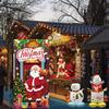 Christmas Tapestry Balloon Set Extra Large Size Can Stand Merry Christmas Decoration Luxury Set Santa Aluminum Balloon Celebration Party Decoration Ph