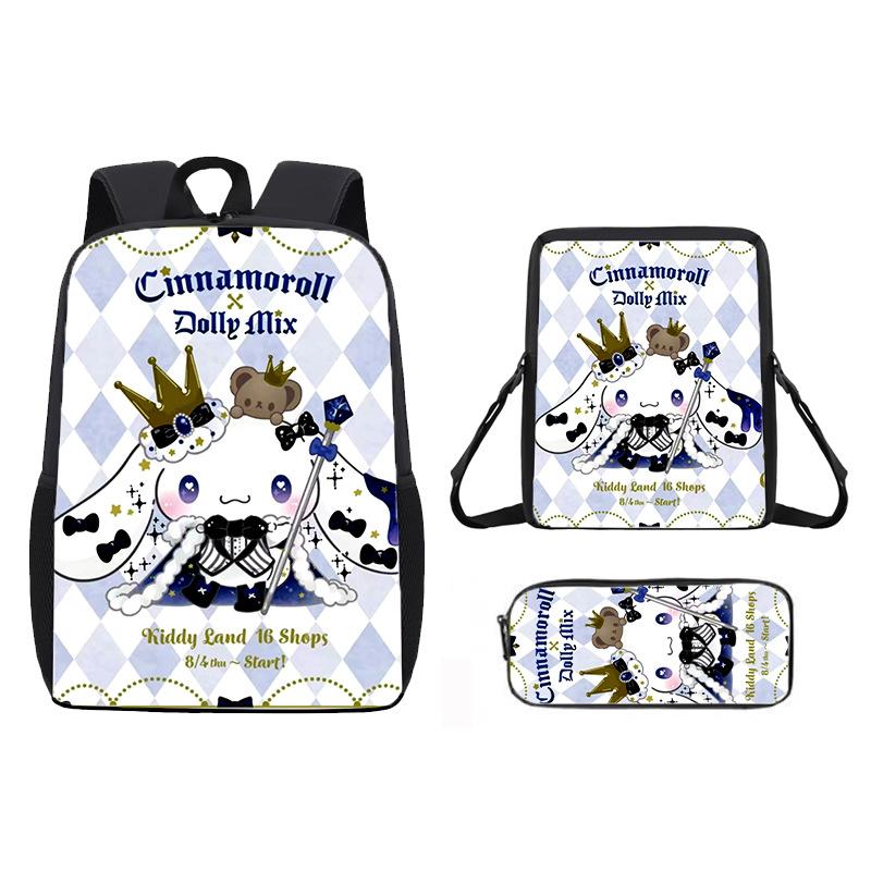 Big-Eared Dog Yugui Dog Cinnamoroll Student Schoolbag Cartoon Print Children'S Backpack