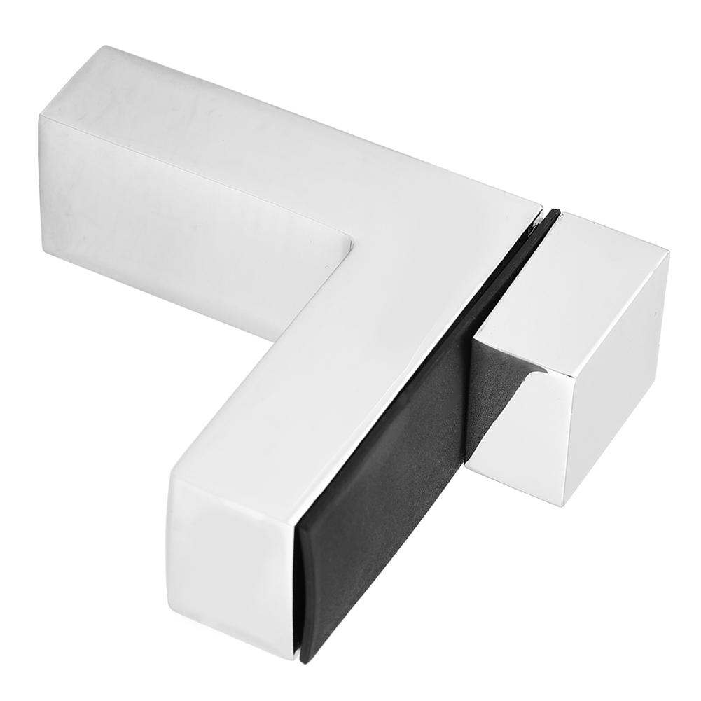 Zestaw 4 sztuk Klipsów Mocujących Typu F do Półek Warstwowych ze Szkła i Drewna Wsporniki Wspierające Kołki do Półek Ściennych (# 01)