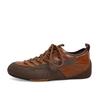 European And American Women'S Cloth Surface Breathable German Training Shoes Color Matching LaceUp Flat Bottom Comfortable Sports And Leisure