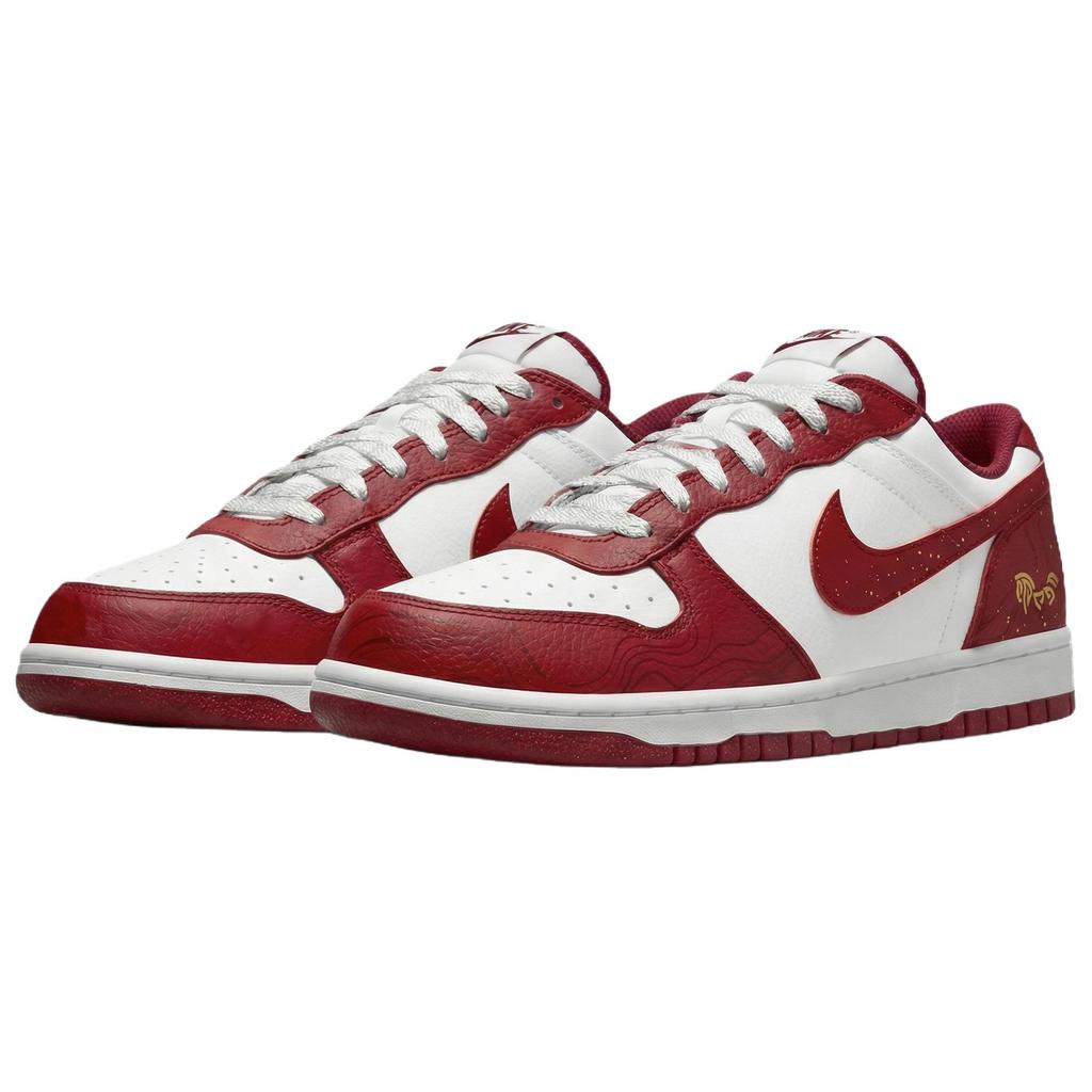 Nike Big Lemon Joy Low Top Skateboard Shoes Men's Red 355152-150(Team399-)