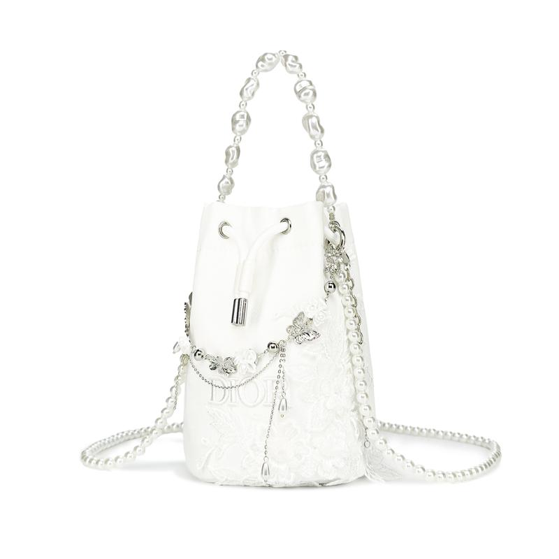 Borsa porta trucchi Remake Fatta a mano DIY Ispirata a Dior