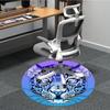 1pc Tiger Skull Office Round Area Rug, Indoor Mat Suitable For Office, Under Office Chairs Bedroom Living Room Home Decor, Room Deco