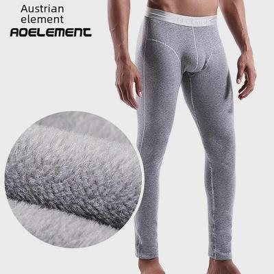 Heren Dubbellaags Velvet Warme Leggings - Herfst & Winter Katoenen Broek