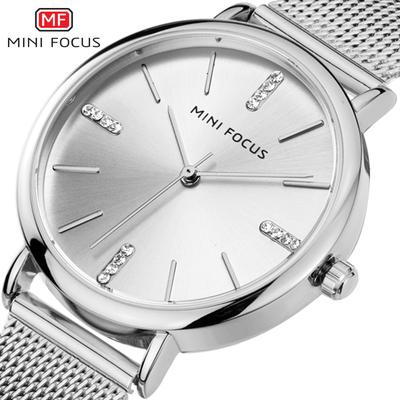 Top Luxury With Box MINI FOCUS Brand Women's Watch Fashion Waterproof Ladies Quartz Watches