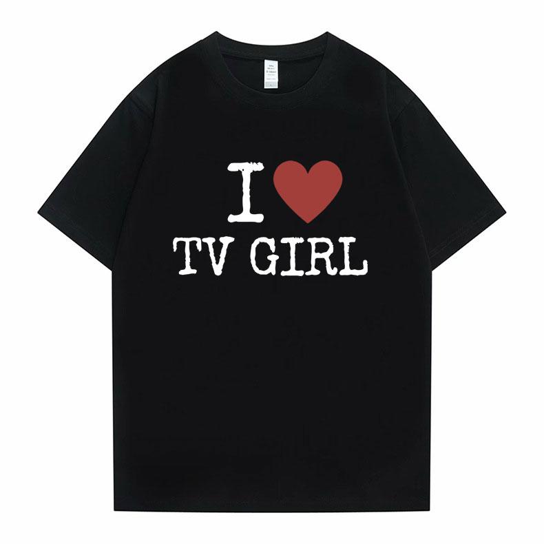 Cults TV Girl One Night Only Graphic Print T-shirt Unisex Vintage Tees Unisex Γυναικείο Casual Oversized T-shirt Unisex Βαμβακερό T-shirt