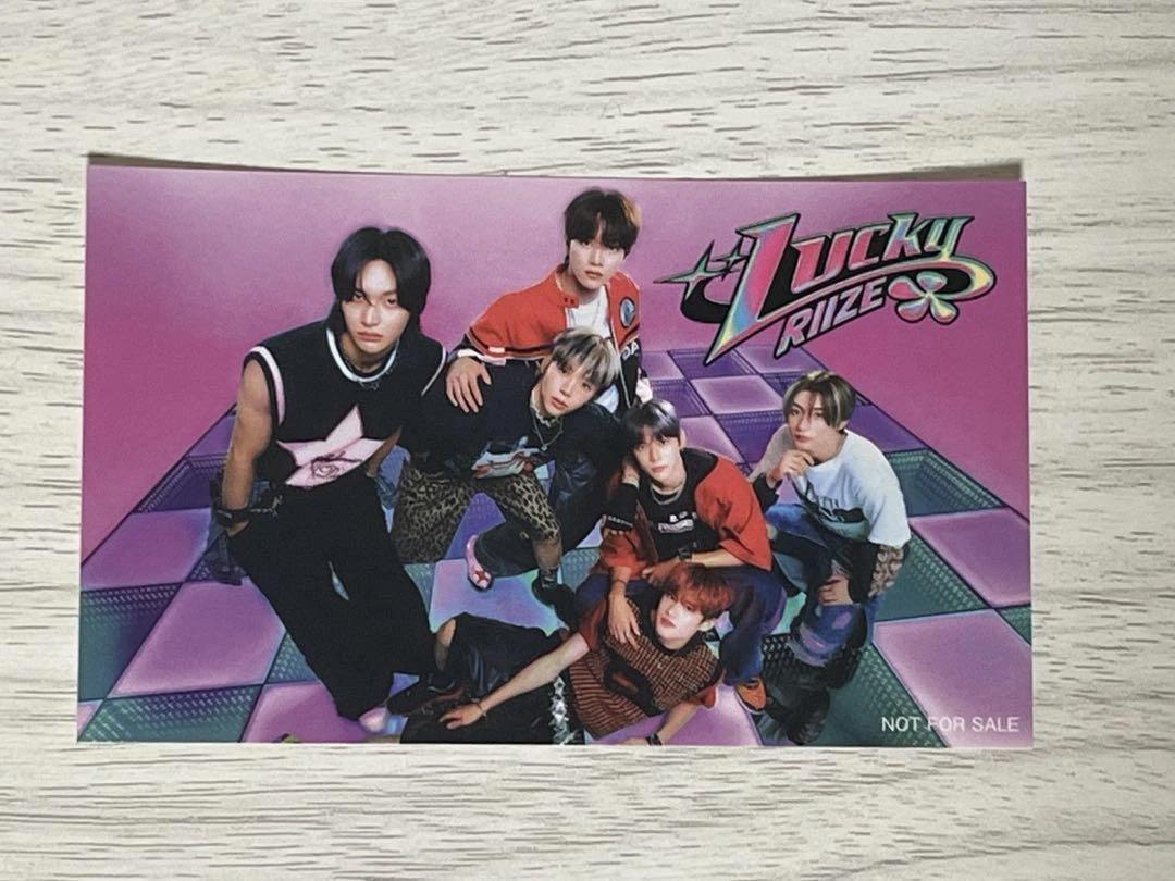 

RIIZE 1-й ЯПОНСЬКИЙ СИНГЛ Lucky Альбом ФОТОКАРТКА & ЯПОНСЬКИЙ POB & РОЗІГРАШ STICKER / weverse JP