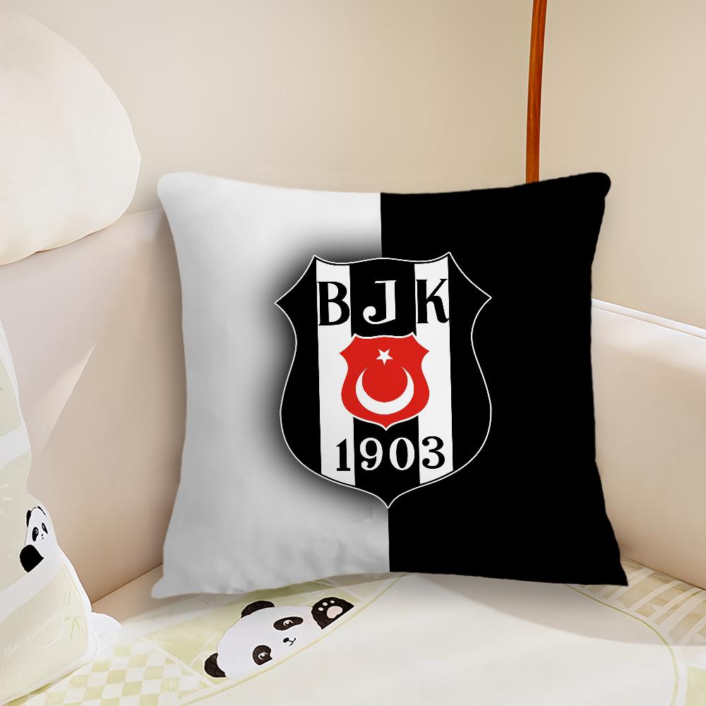 B-Besiktas Sports J-J K Club Cushion Cover Living Room Headboard Office Cushion Bedroom Cushion Sofa Nap Time Pillow Case