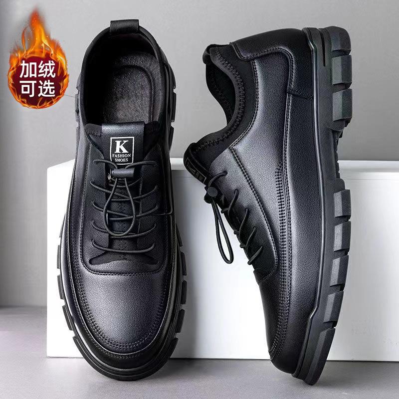 Pantofi noi de piele pentru bărbați Pantofi noi business casual Piele respirabilă ușoară Stil britanic