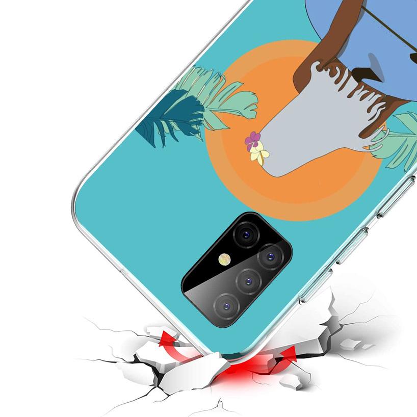 Surf Board Aesthetic Cover Phone Case For Samsung Galaxy A12 A22 A32 A52 A72 A02S Phone Case Note 20 Ultra 10 S10 Plus A51 A71 A
