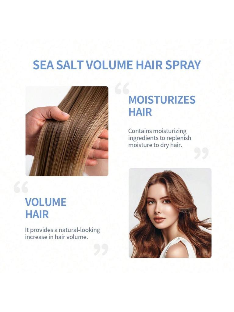 1Pc SEA SALT VOLUME HAIR SPRAY. Visually Increase Hair Volume. Moisturizing.Curling Improvement.Main