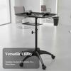 Hair Salon Trolley 2-Tier Tray Cart Easy to Clean for Hairdressers