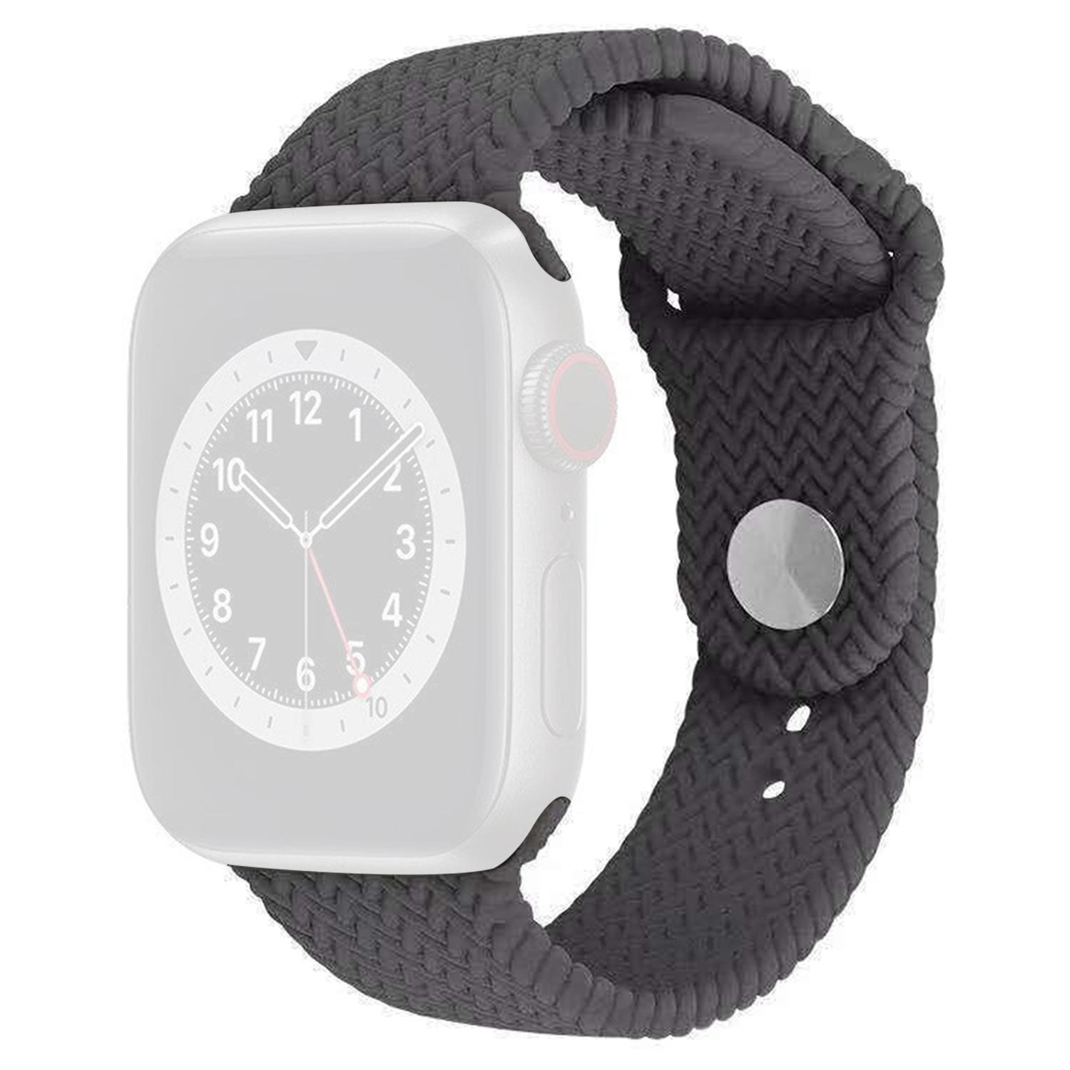 

For Apple Watch 10 46mm/Ultra 2/Ultra 49mm/9 8 7 45mm/SE (2023) SE (2022) SE 6 5 4 44mm/3 2 1 42mm Watch Band Silicone Strap Grey