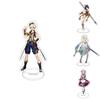 Genshin Impact Barbatos Keqing Barbara Hutao Acrylic Figure Stand Ideal For Decor