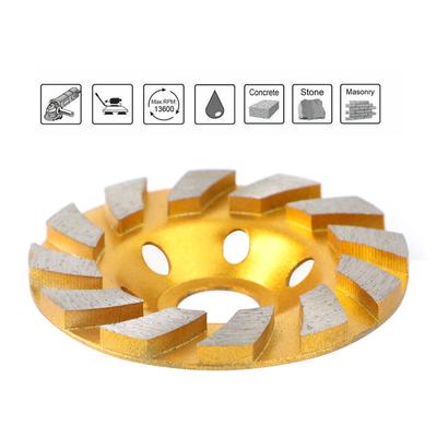Disco per smerigliatrice angolare con mola a segmento diamantato da 4 pollici per taglio di calcestruzzo in muratura di marmo, pietra di granito
