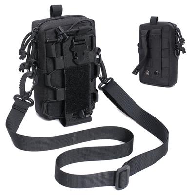 Marsupio da caccia Molle Portabottiglie Borsa tattica militare Strumenti EDC Cintura Gilet da esterno Portafoglio Accessori per telefono Tasca