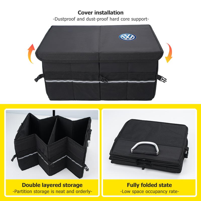 BIG1 Oxford Car Trunk Organize Box Folding Bag Storage Tool Case For Volkswagen VW Scirocco Jetta Beetle Golf 4 5 6 Passat Polo B5